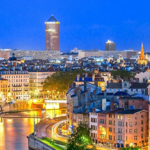 Lyon lumières Rhône